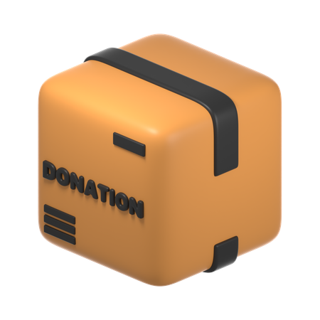 Donation Box  3D Icon