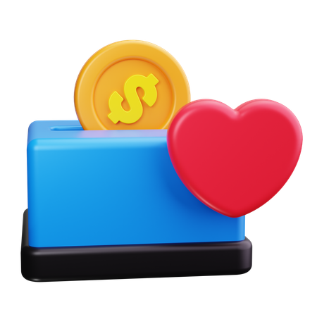 Donation box  3D Icon