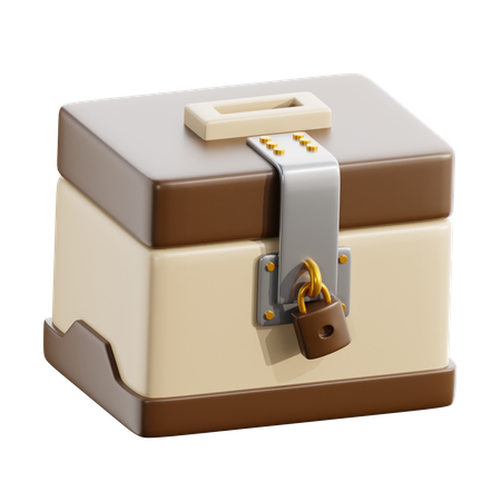 Donation Box  3D Icon