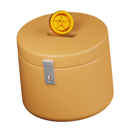 Donation Box  3D Icon