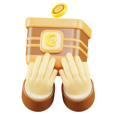 Donation box  3D Icon