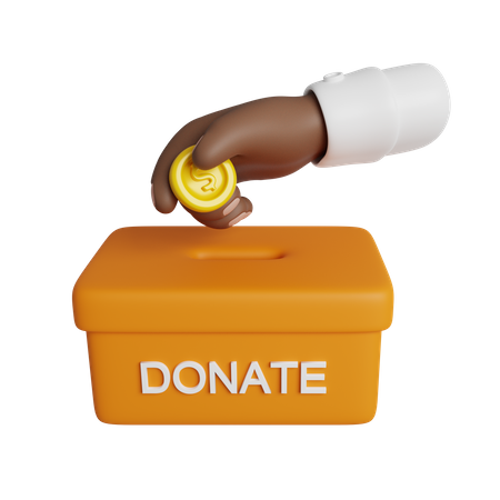 Donation Box  3D Icon