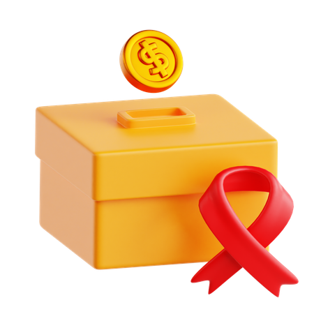 Donation Box  3D Icon