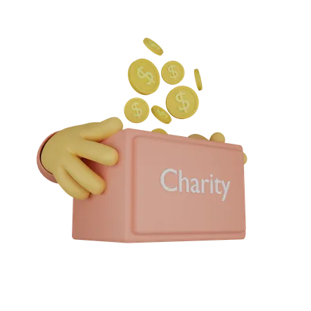 Donation Box  3D Icon