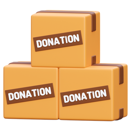 Donation Box  3D Icon