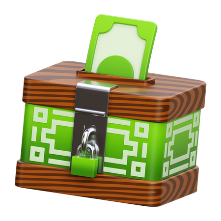 Donation Box  3D Icon