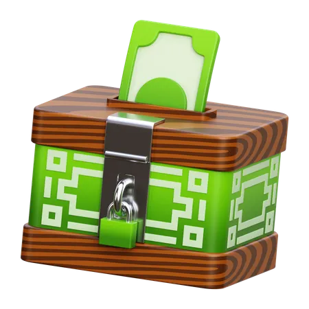 Donation Box  3D Icon