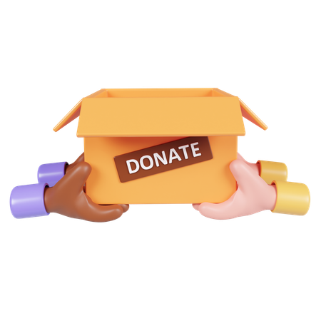 Donation Box  3D Icon