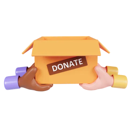 Donation Box  3D Icon