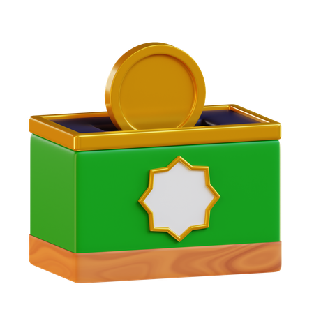 Donation Box  3D Icon