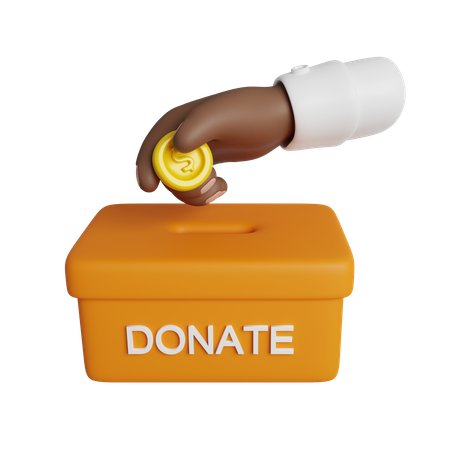 Donation Box  3D Icon