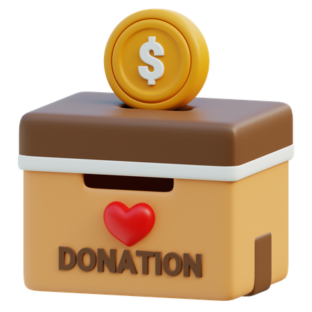 Donation Boxes  3D Icon