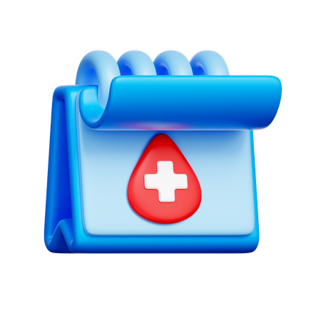 기부 달력  3D Icon