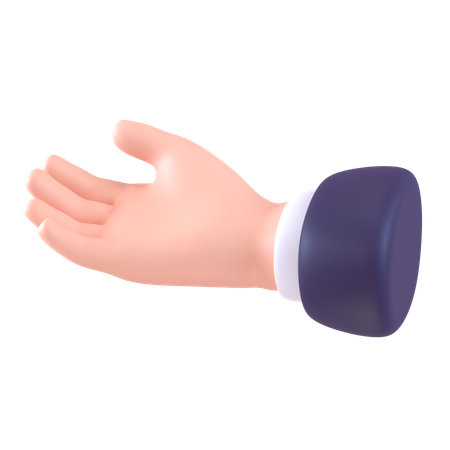 Donation Hand Gesture  3D Icon