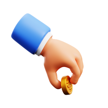 Donation Hand Gestures  3D Icon