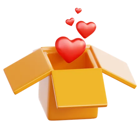 Donation Heart  3D Icon
