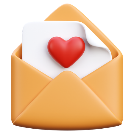 Donation Mail  3D Icon