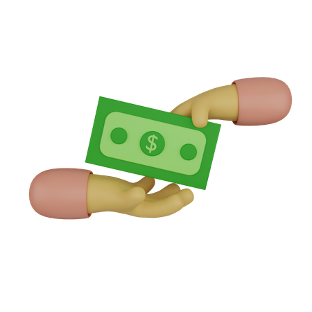 Donation Money  3D Icon