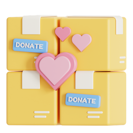 Donation packages  3D Icon