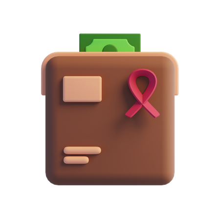 Donation support  3D Icon