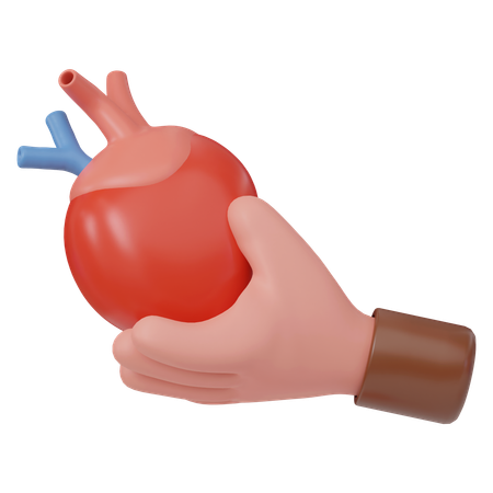 Donazione di cuore  3D Icon