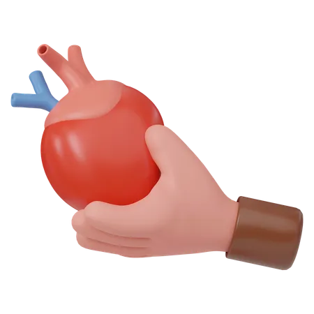 Donazione di cuore  3D Icon