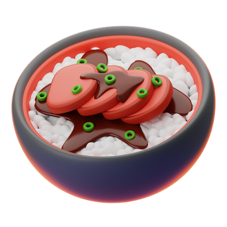 Donburi  3D Icon
