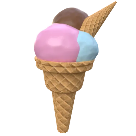 Dondurma  3D Icon