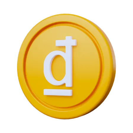 Dong Coin  3D Icon