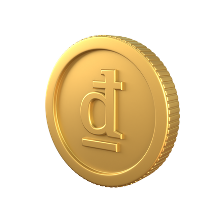 Dong-Goldmünze  3D Icon