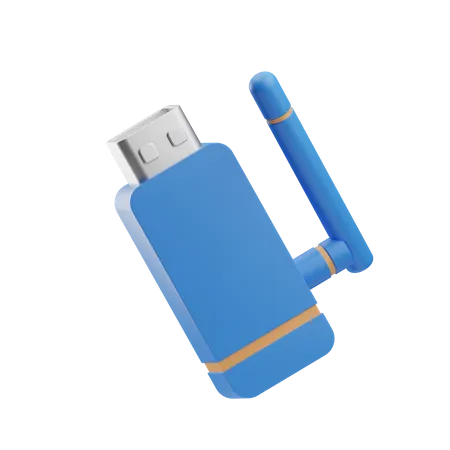 Dongle wi-fi  3D Icon