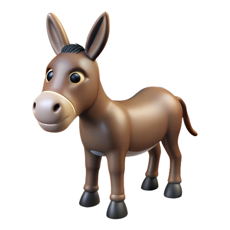 Donkey  3D Icon
