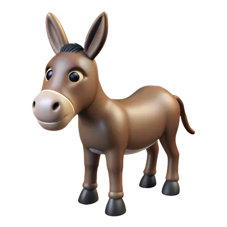 Donkey  3D Icon