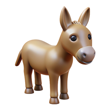 Donkey  3D Icon