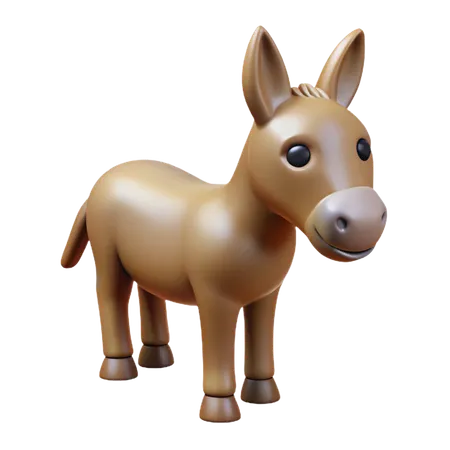 Donkey  3D Icon