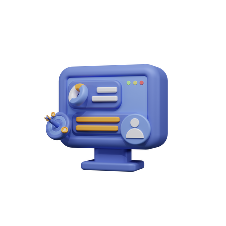 Analyse de données  3D Icon