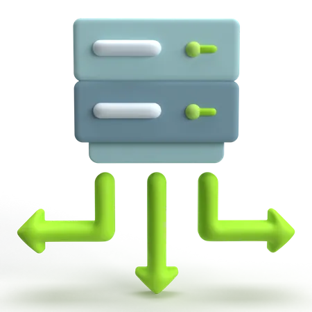 Des données de sortie  3D Icon