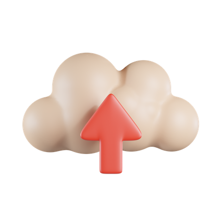 Données de téléchargement dans le cloud  3D Icon