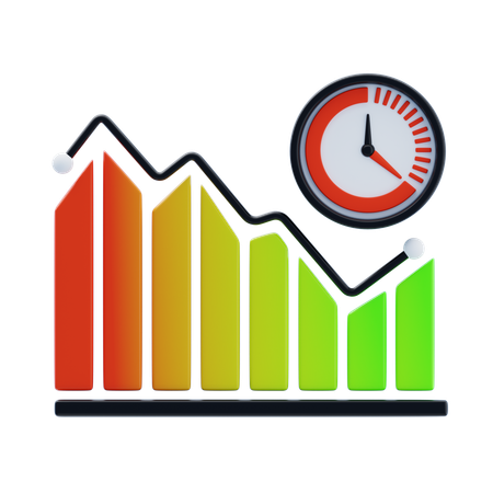 Données en temps réel  3D Icon