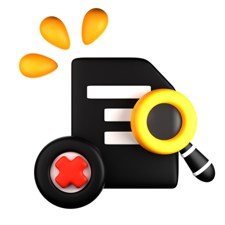 Données introuvables  3D Icon