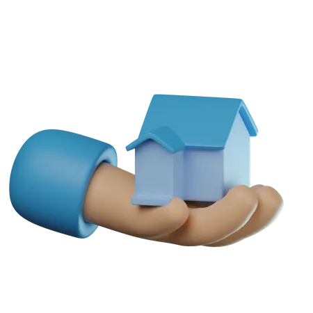 Donner à la maison  3D Icon