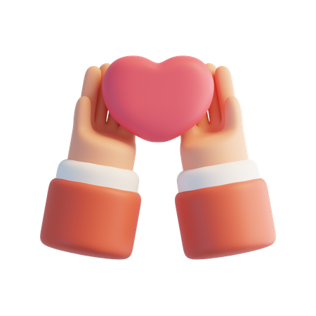 Donner de l'amour  3D Icon