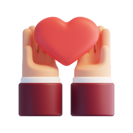 Donner de l'amour  3D Icon