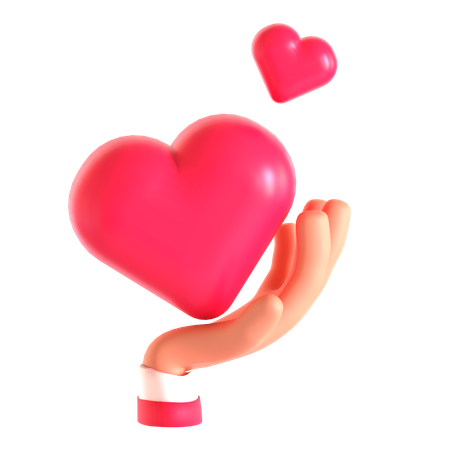 Donner de l'amour  3D Icon