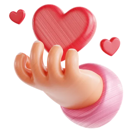 Donner de l'amour  3D Icon