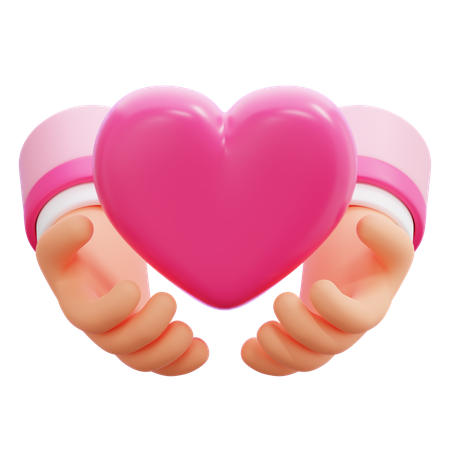 Donner de l'amour  3D Icon