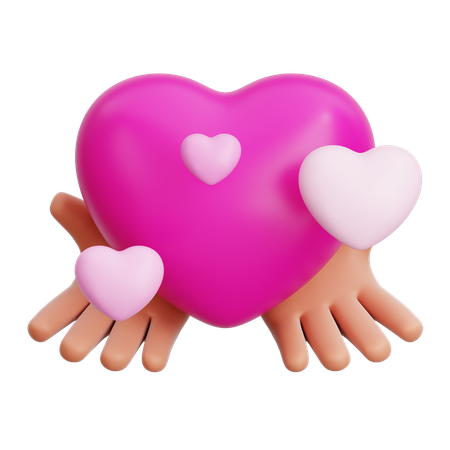 Donner de l'amour  3D Icon