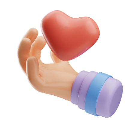 Donner de l'amour  3D Icon