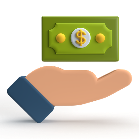 Donner de l'argent  3D Icon