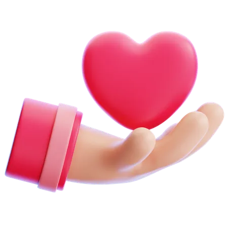 Donner de l'amour  3D Icon